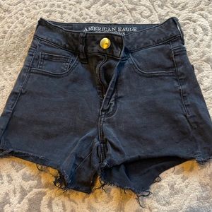 Black American Eagle Shorts